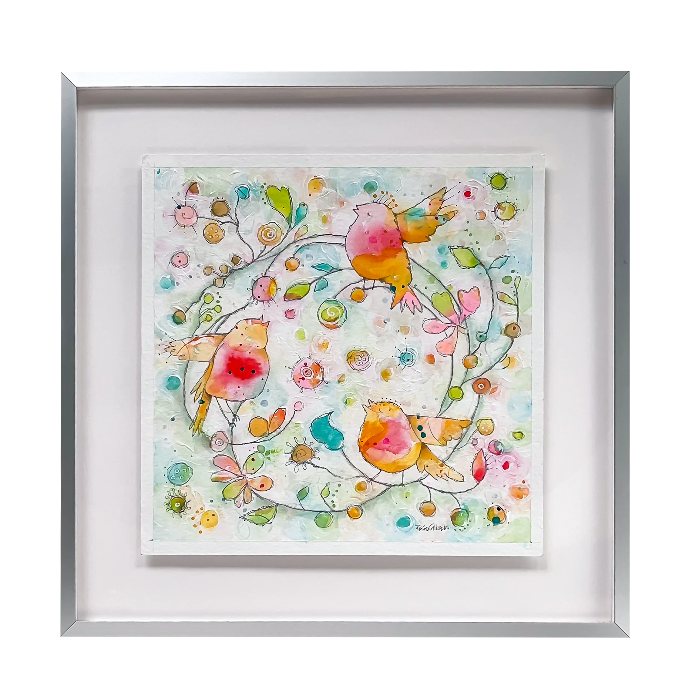 An artwork associated with inward attention and the INNERSCAPES curatorial theme